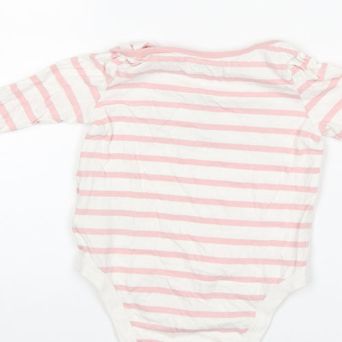 Gap Baby Pink Striped  Romper One-Piece Size 12-18 Months