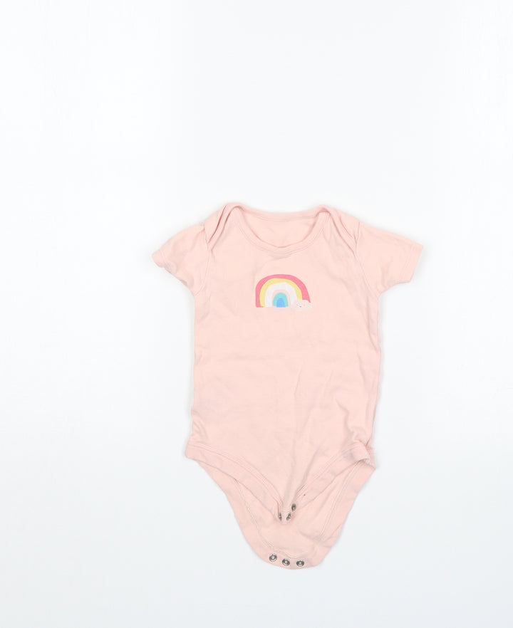 TU Girls Pink Romper One-Piece Size 9-12 Months