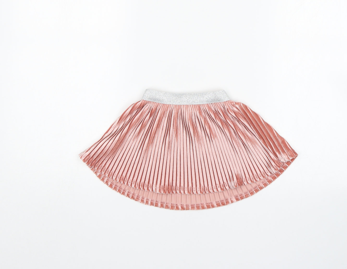Primark Girls Pink   Pleated Skirt Size 9-12 Months