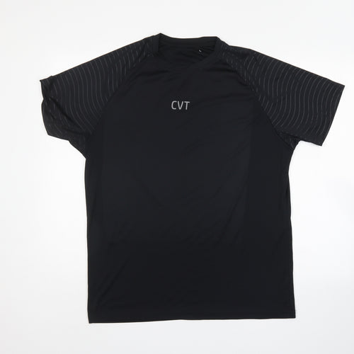 Saxnet Limited Mens Black    T-Shirt Size L