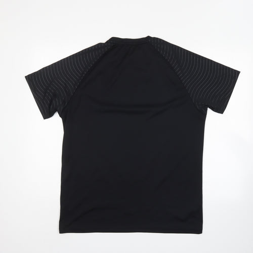 Saxnet Limited Mens Black    T-Shirt Size L