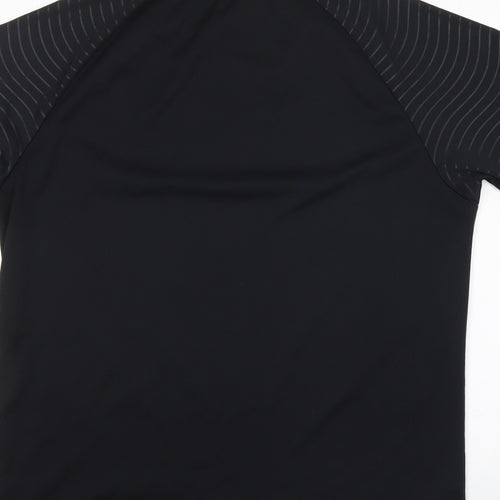 Saxnet Limited Mens Black    T-Shirt Size L