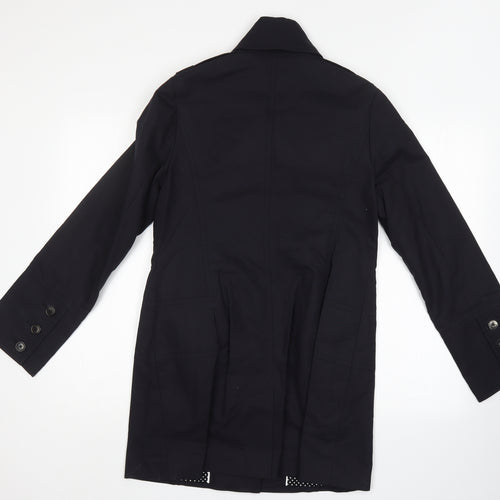 Ted Baker Womens Black   Trench Coat Coat Size 12