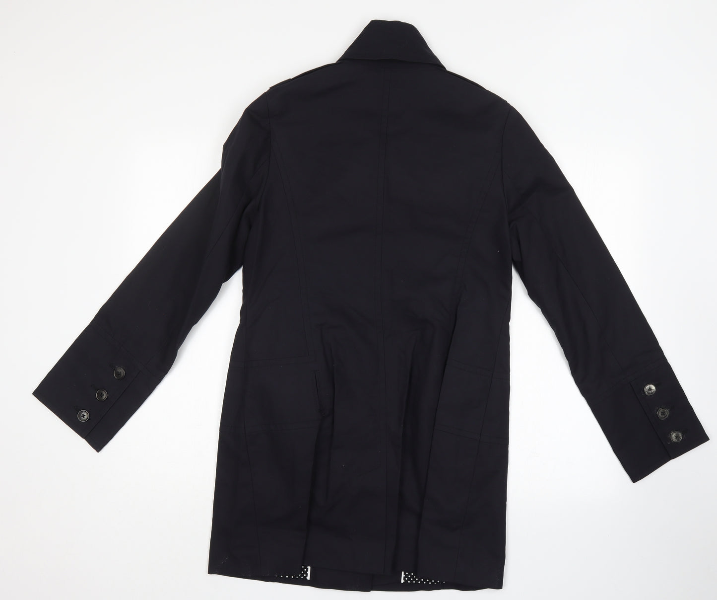 Ted Baker Womens Black   Trench Coat Coat Size 12