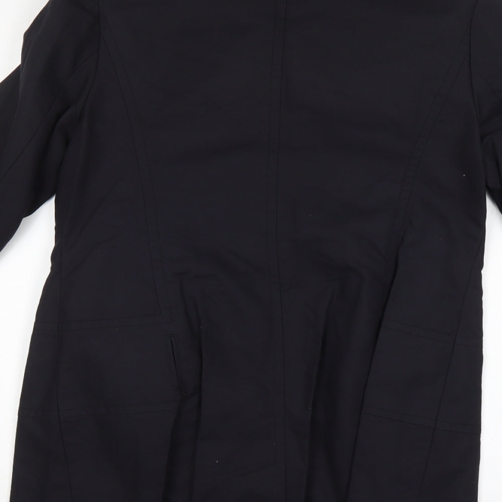 Ted Baker Womens Black   Trench Coat Coat Size 12