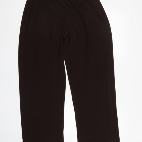 Saloos Womens Brown   Trousers  Size 2XL L30 in - Elastic Waist