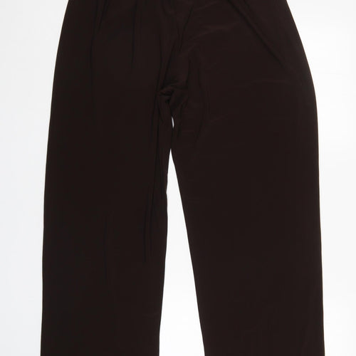 Saloos Womens Brown   Trousers  Size 2XL L30 in - Elastic Waist