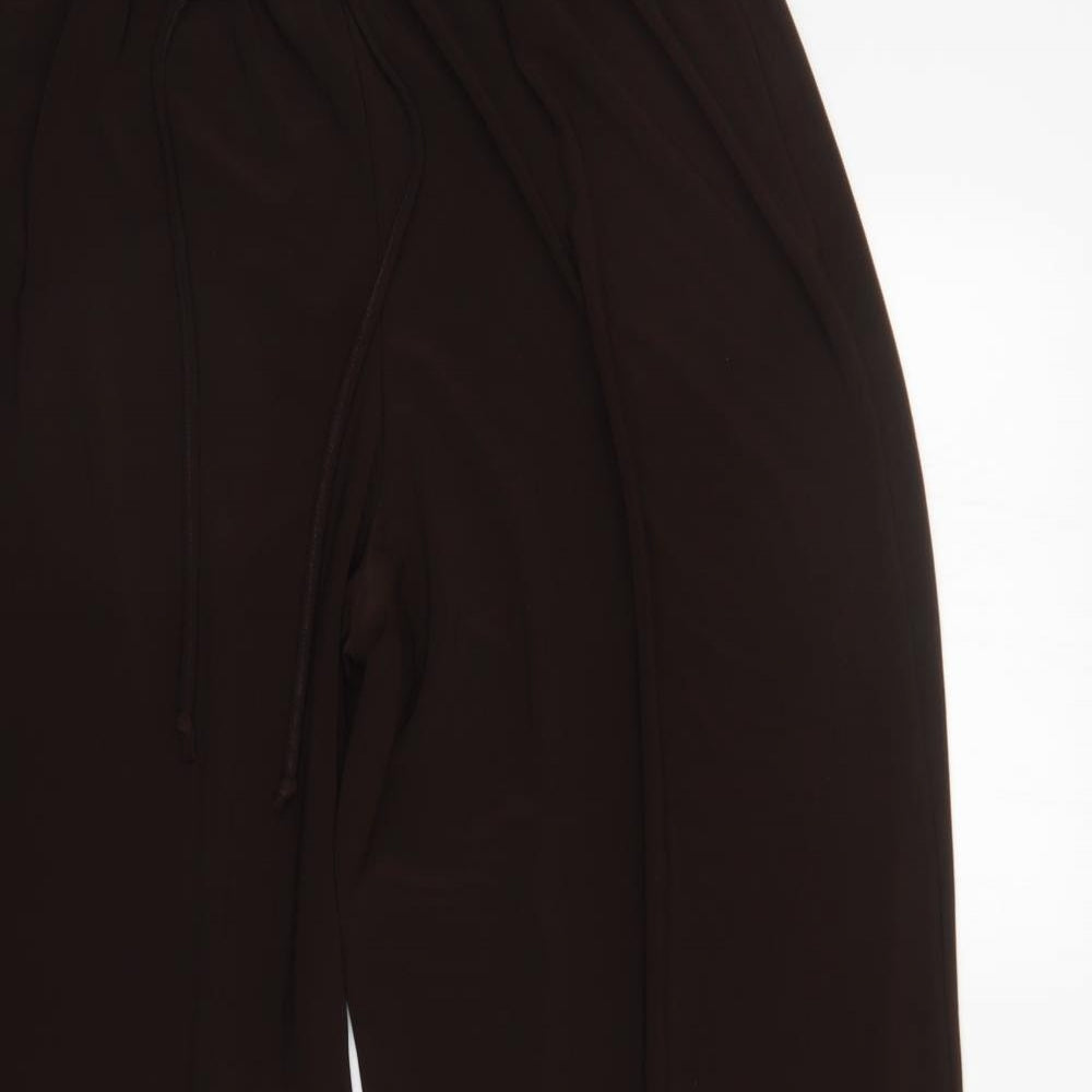 Saloos Womens Brown   Trousers  Size 2XL L30 in - Elastic Waist