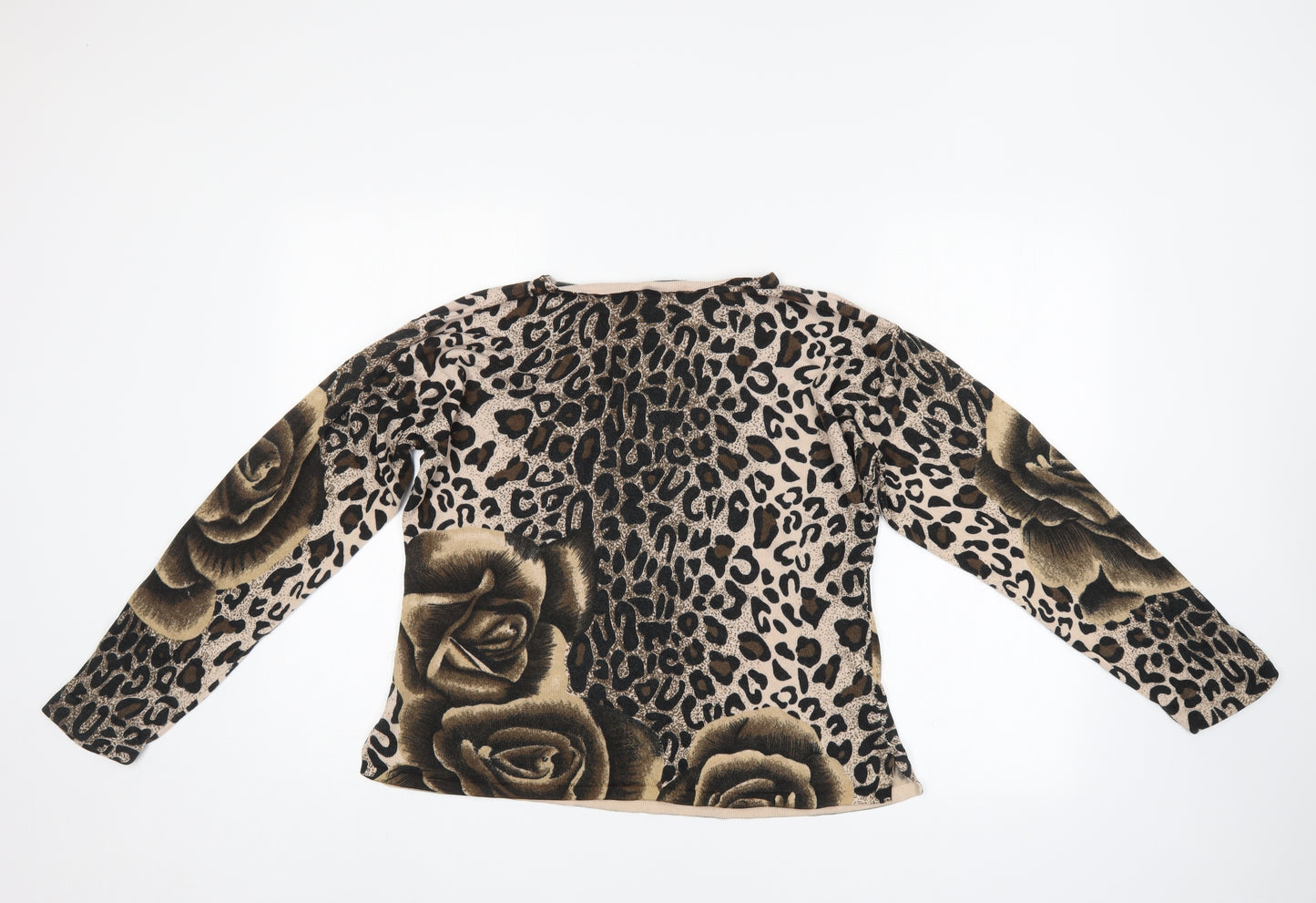 Hepburn Womens Multicoloured Animal Print  Pullover Jumper