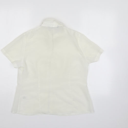 BM collection Womens White   Basic Button-Up Size 12