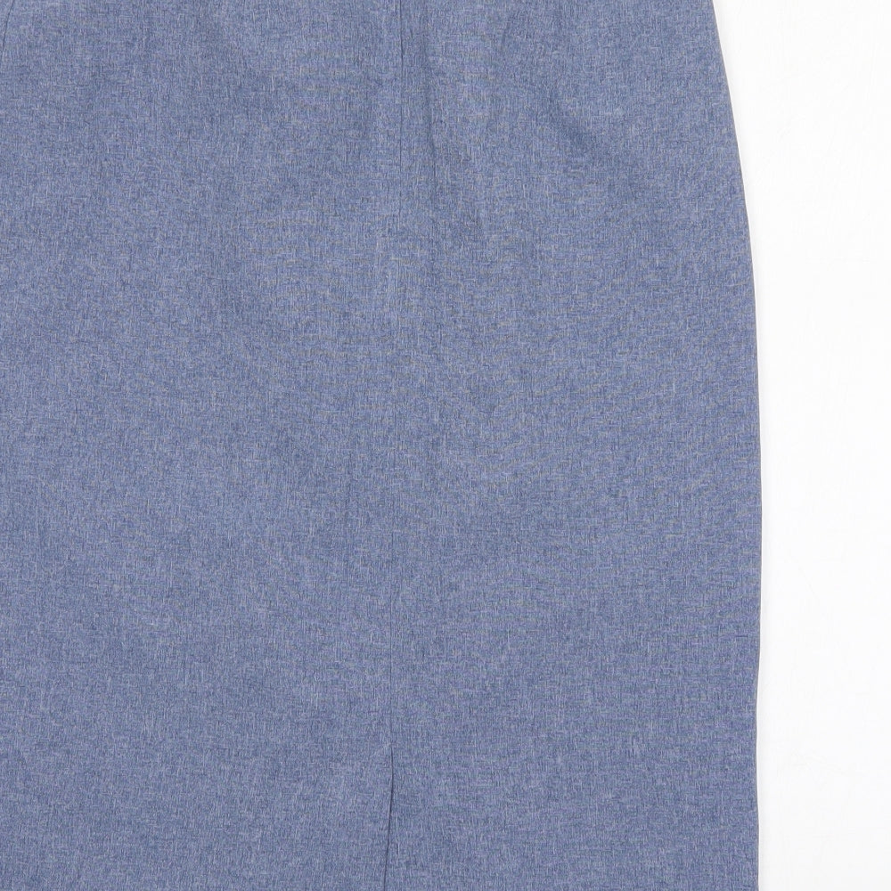 bonmarche Womens Blue   A-Line Skirt Size 14