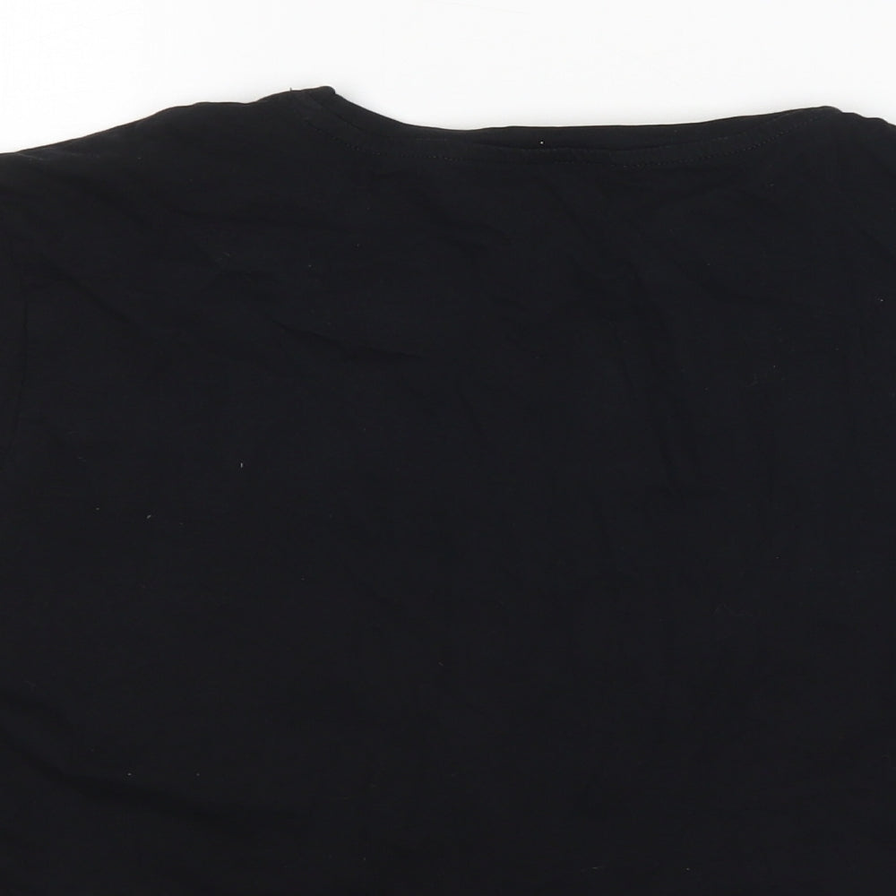 New Look Girls Black   Basic T-Shirt Size 14-15 Years