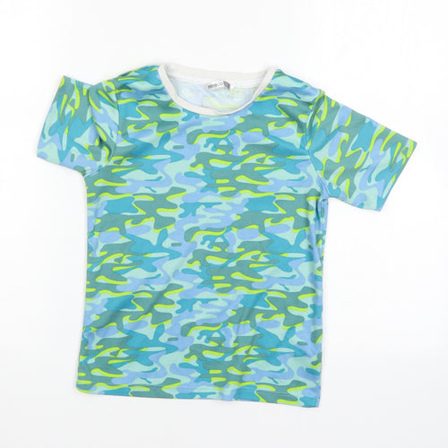 Pep & Co Boys Multicoloured Camouflage  Basic T-Shirt Size 5-6 Years