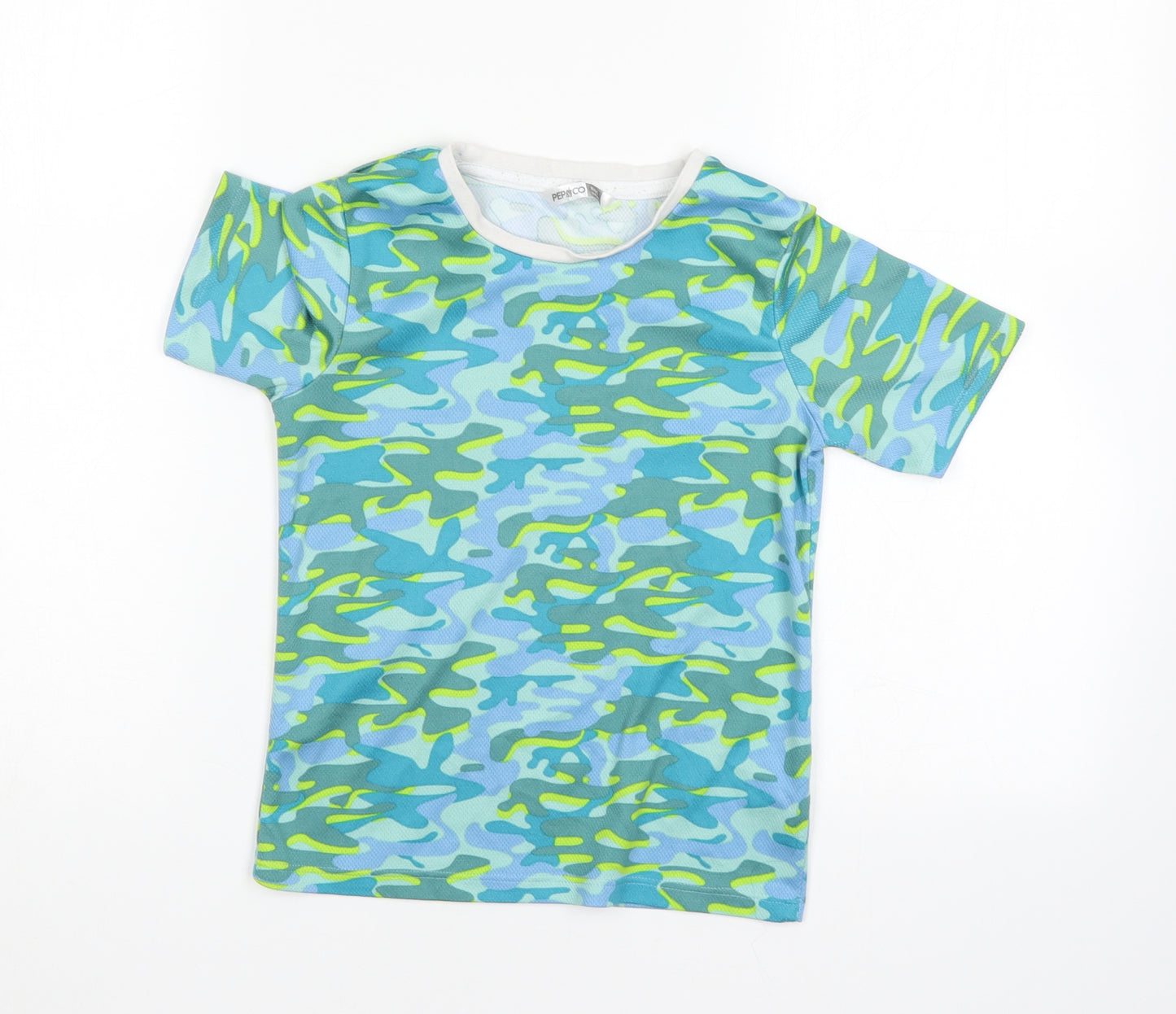 Pep & Co Boys Multicoloured Camouflage  Basic T-Shirt Size 5-6 Years