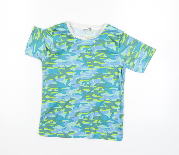 Pep & Co Boys Multicoloured Camouflage  Basic T-Shirt Size 5-6 Years