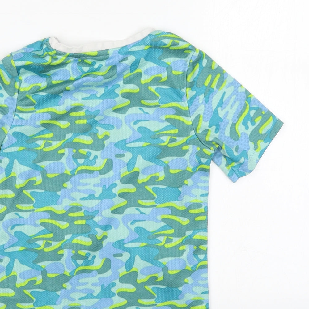 Pep & Co Boys Multicoloured Camouflage  Basic T-Shirt Size 5-6 Years