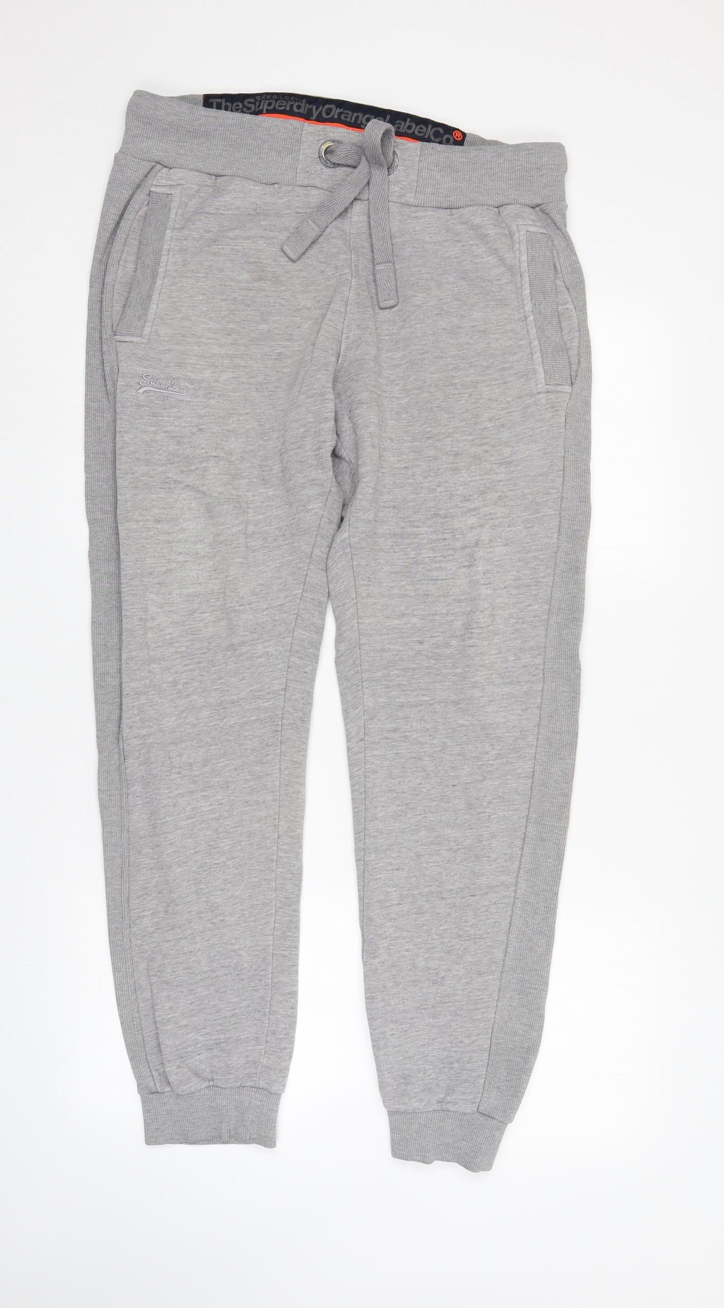 Superdry Mens Grey   Sweatpants Trousers Size M L30 in
