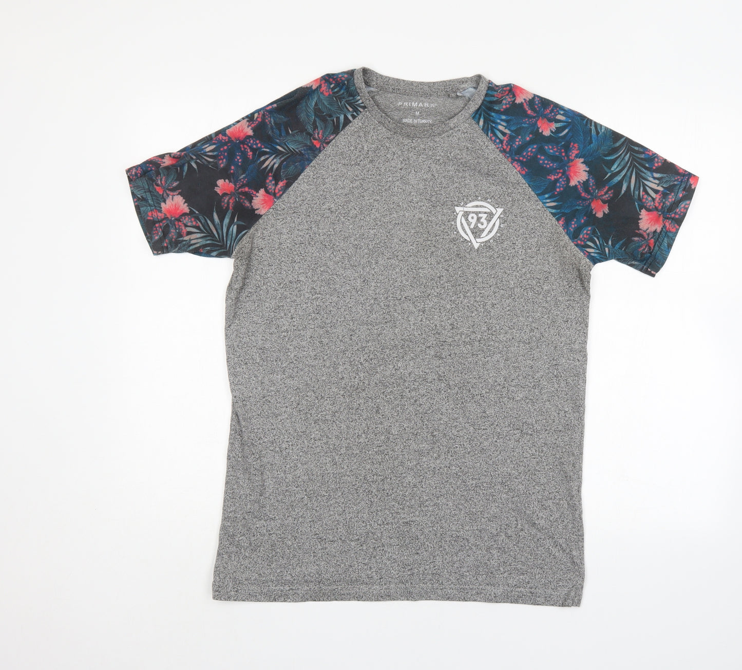 Primark Mens Grey    T-Shirt Size M