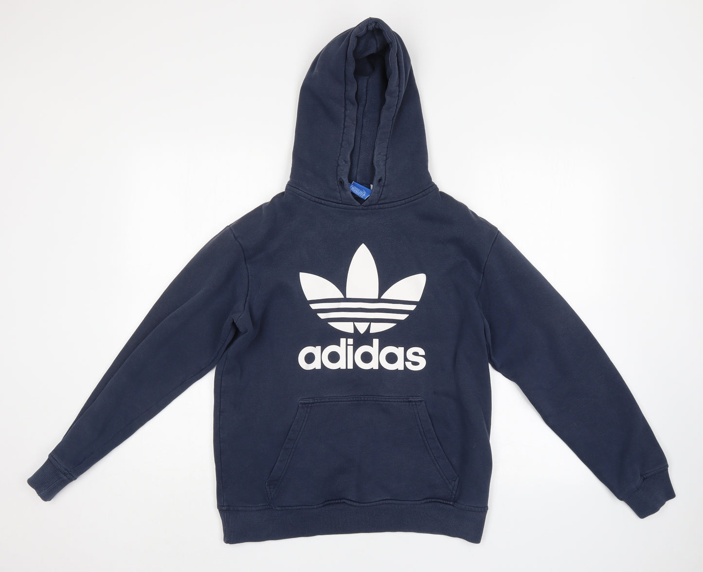 adidas Mens Blue   Pullover Hoodie Size M