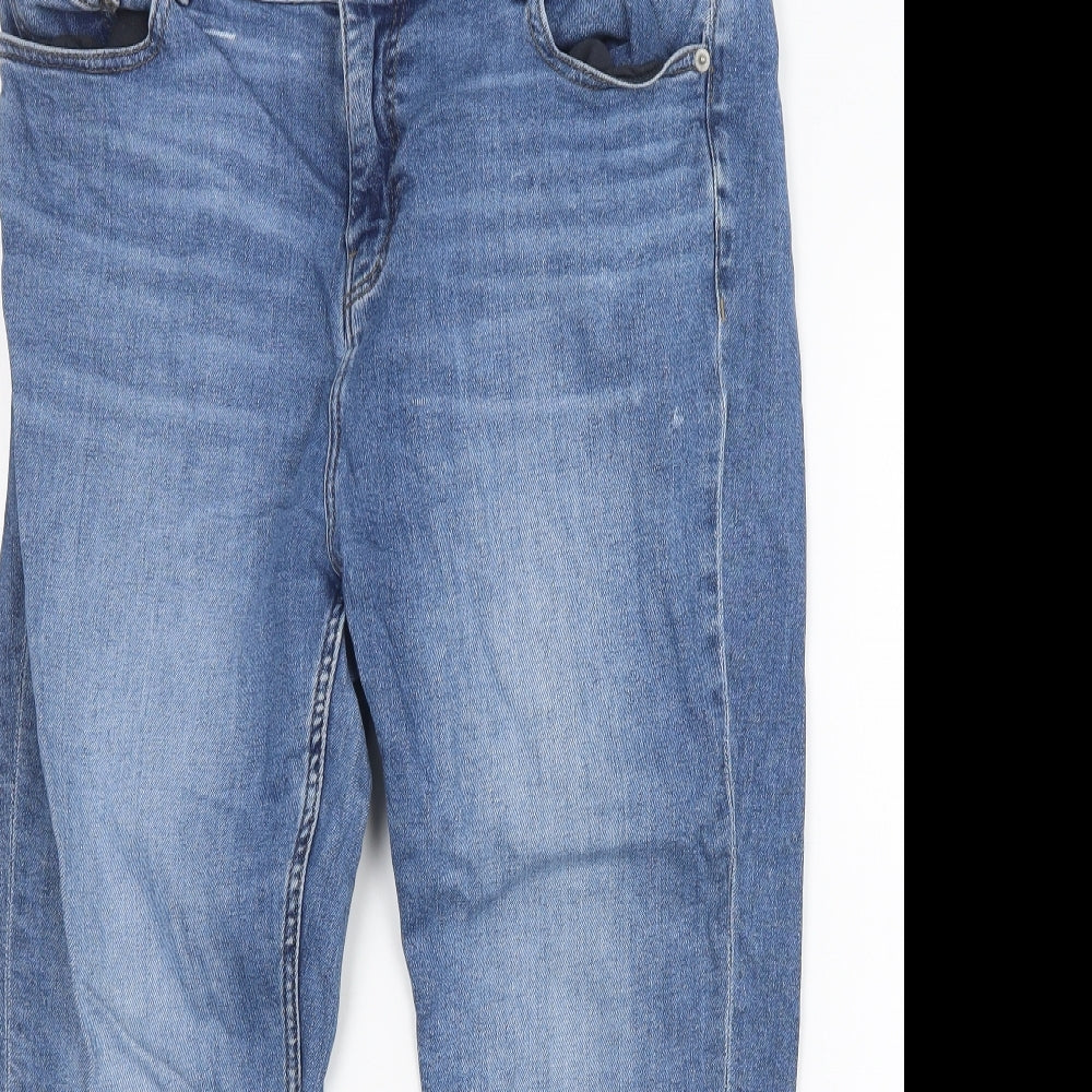 Principles Womens Blue  Denim Straight Jeans Size 14 L34 in