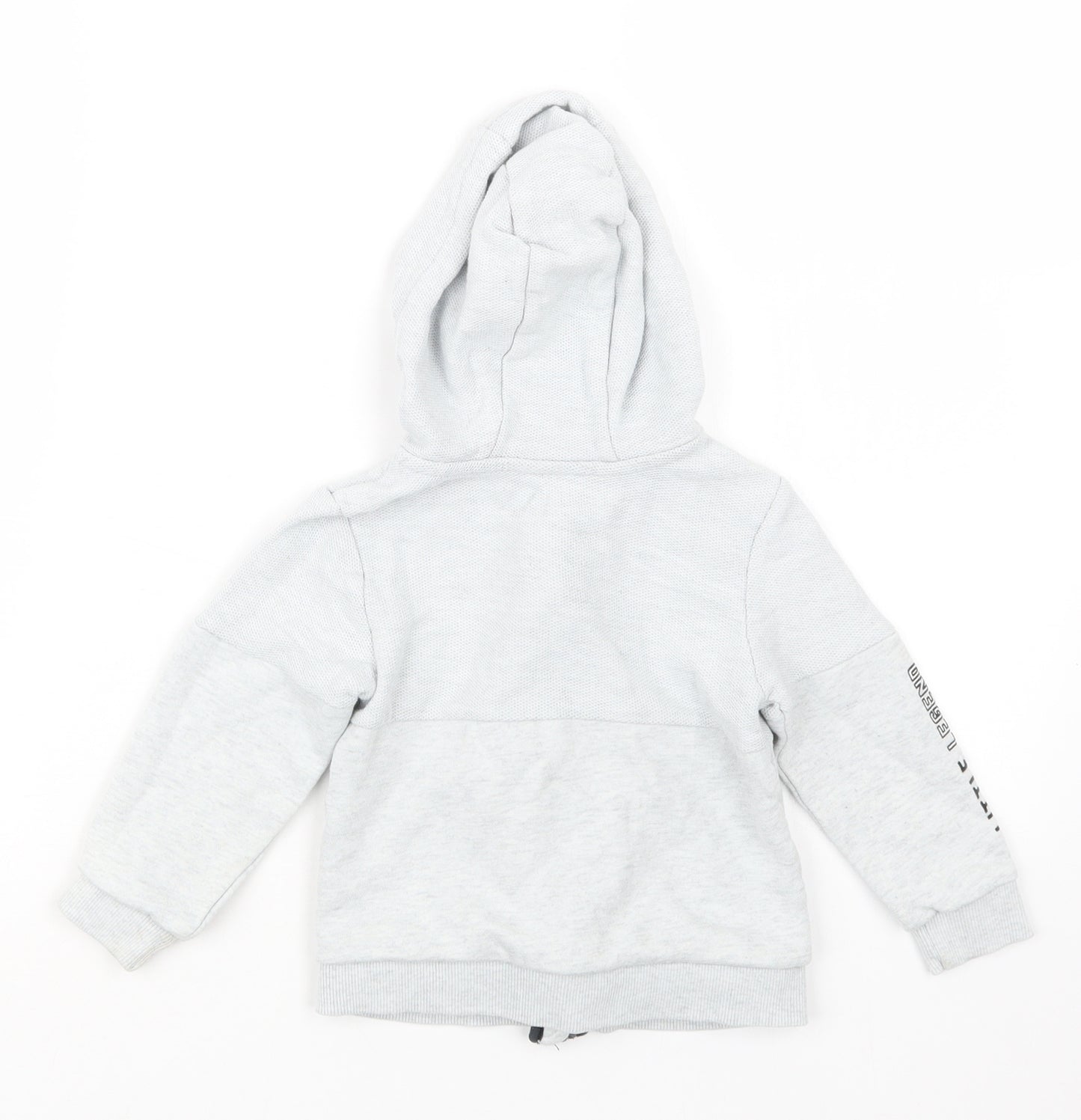 George Boys Grey   Full Zip Hoodie Size 2-3 Years