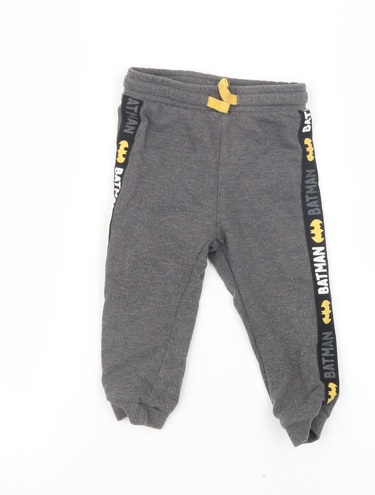 Batman Boys Grey   Jogger Trousers Size 18 Months  - Batman