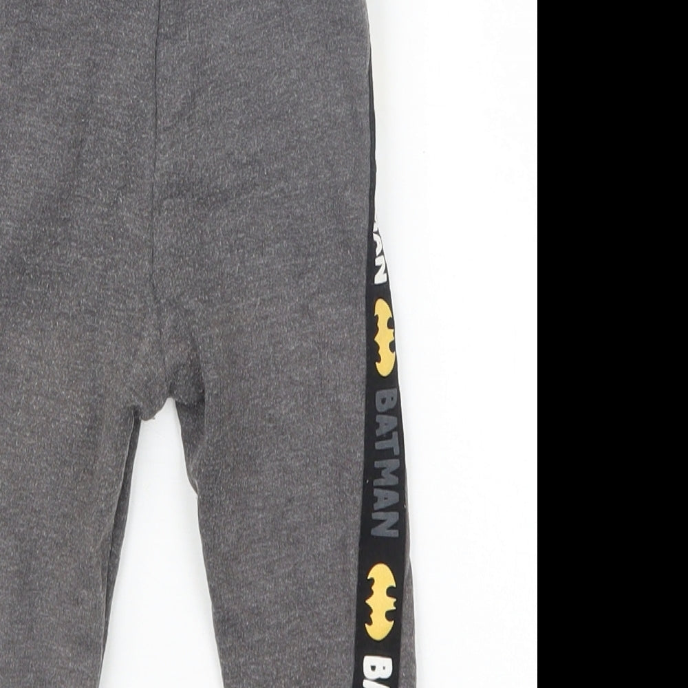 Batman Boys Grey   Jogger Trousers Size 18 Months  - Batman