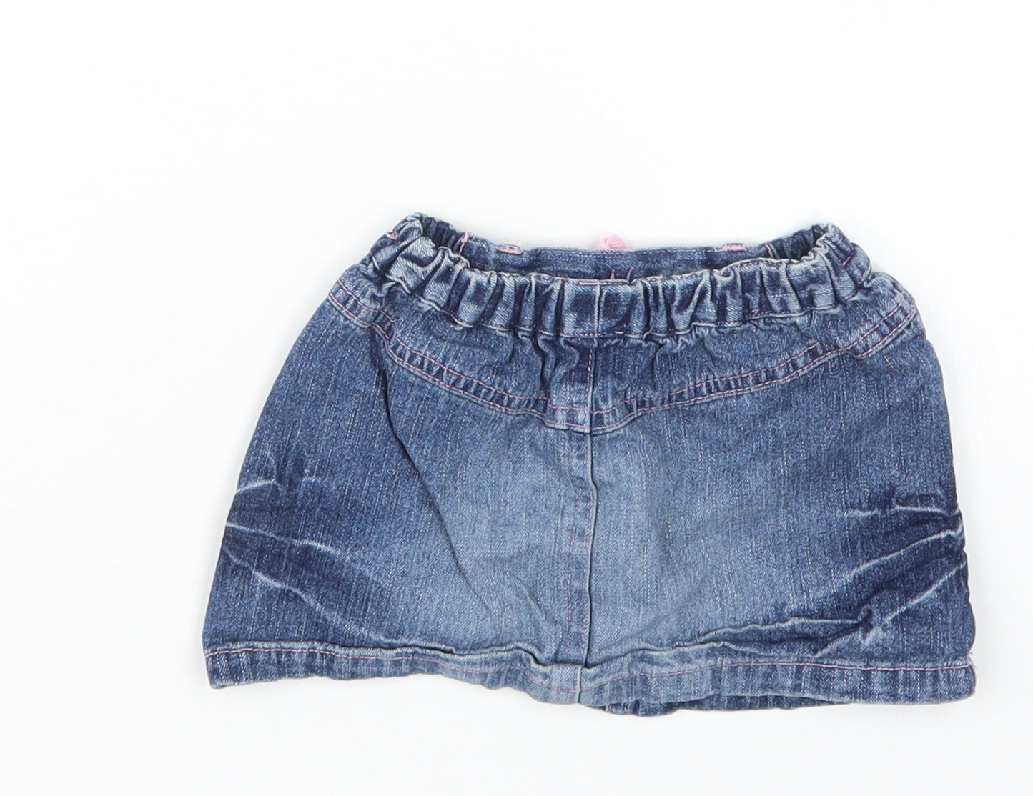 Cherokee Girls Blue  Denim Mini Skirt Size 3-6 Months
