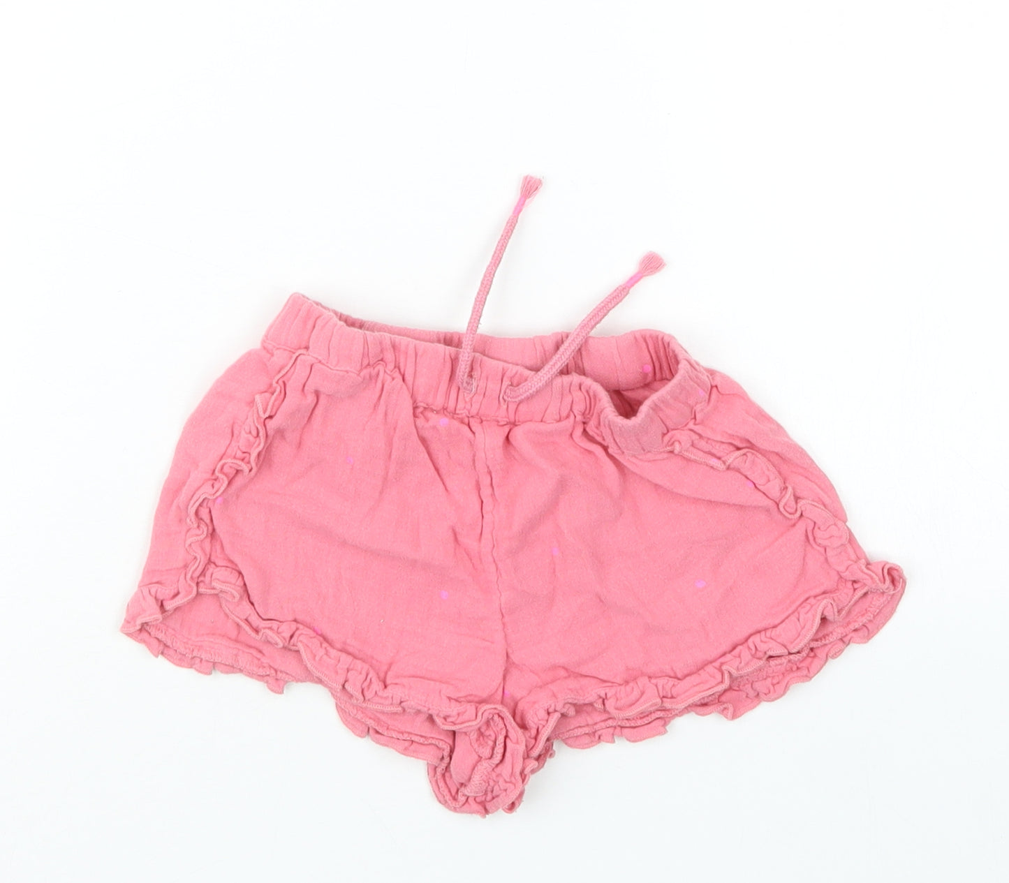 George Girls Pink Polka Dot  Boyfriend Shorts Size 2-3 Years