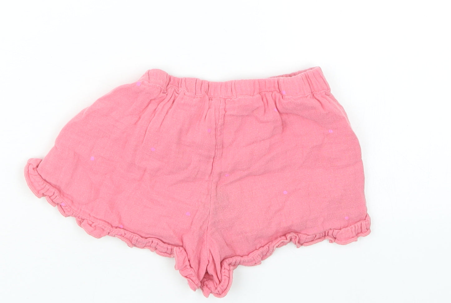 George Girls Pink Polka Dot  Boyfriend Shorts Size 2-3 Years