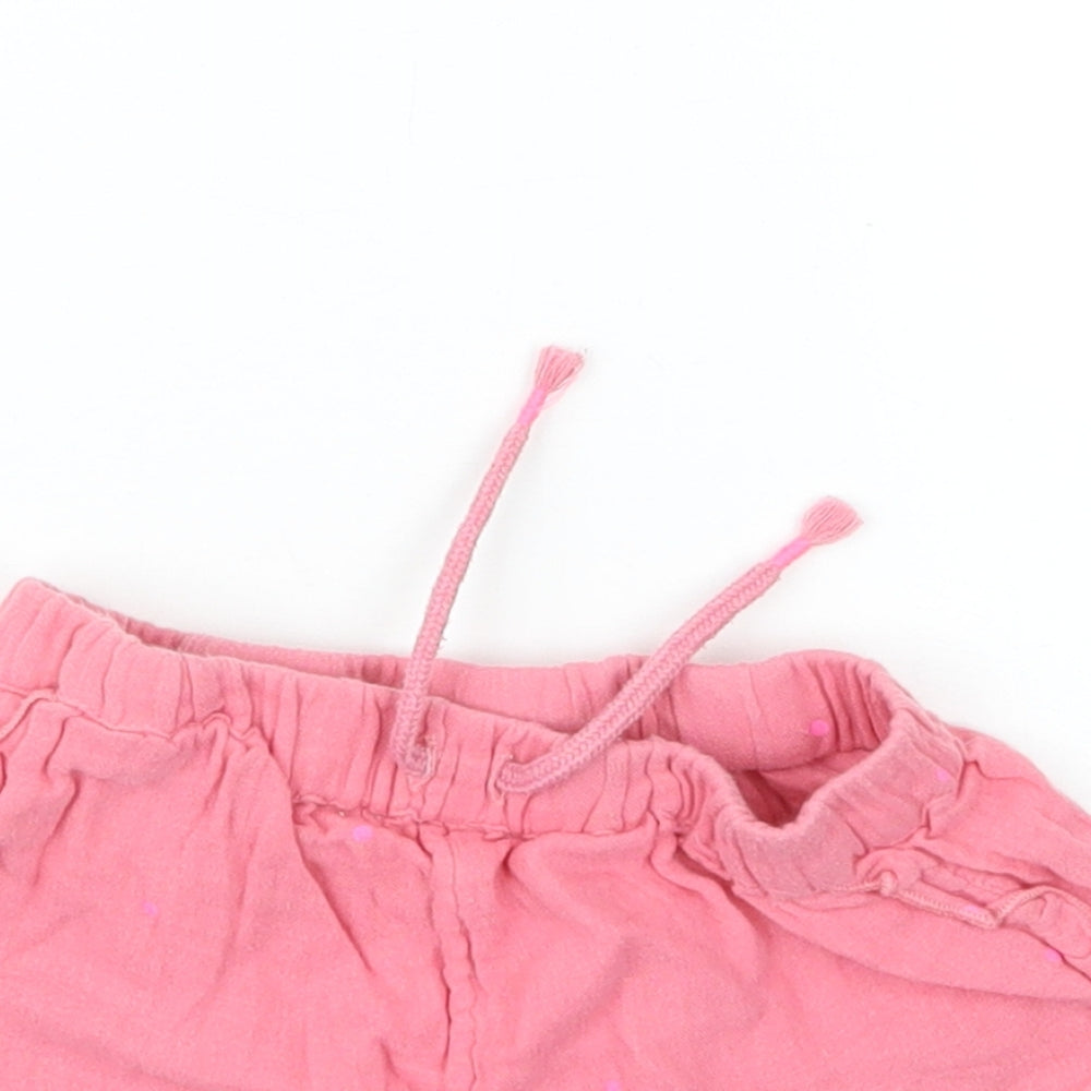George Girls Pink Polka Dot  Boyfriend Shorts Size 2-3 Years
