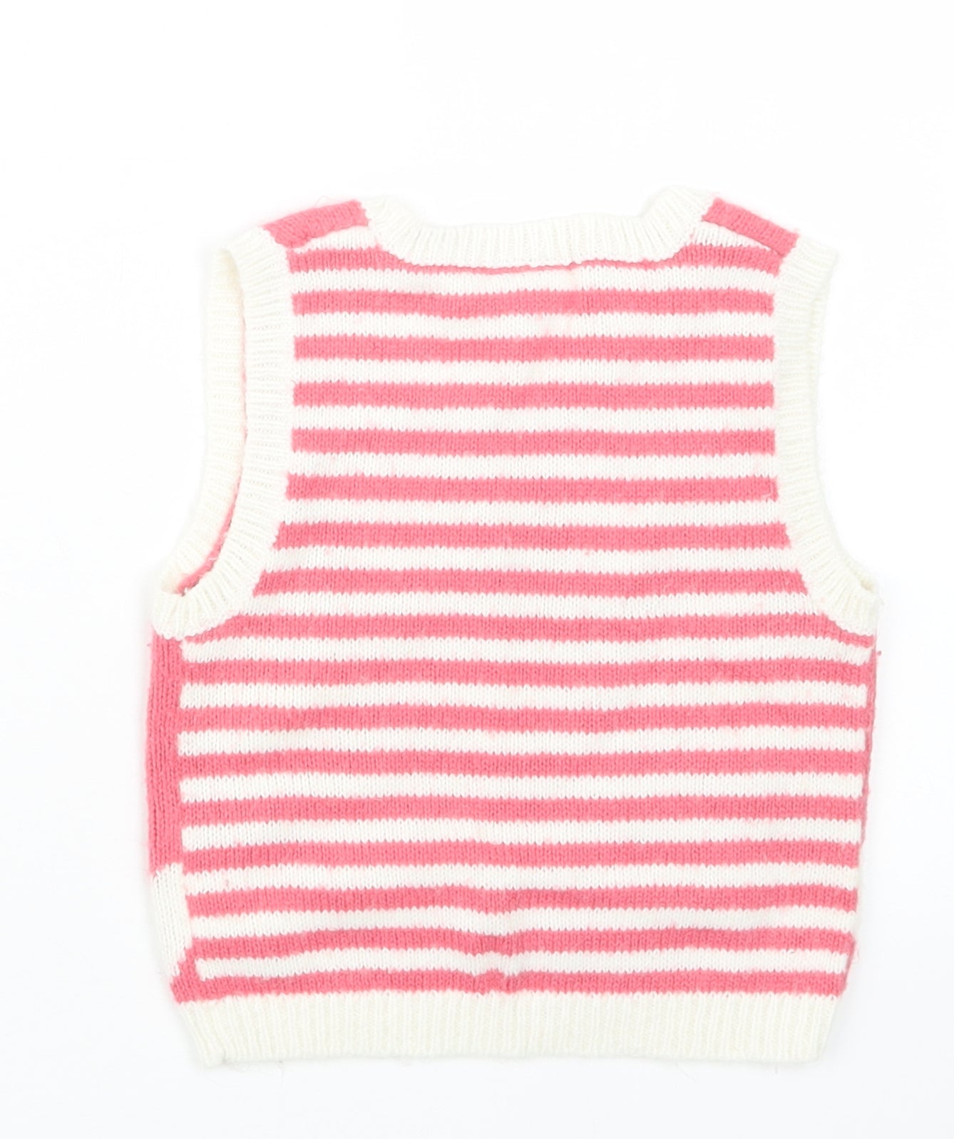 NEXT Girls Pink  Knit Pullover Jumper Size 18-24 Months
