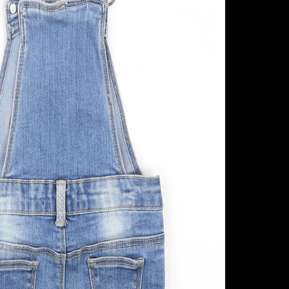 Denim Co. Girls Blue  Denim Dungaree Outfit/Set Size 12-18 Months
