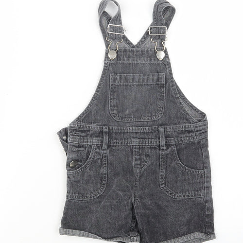 BHS Girls Black  Denim Dungaree One-Piece Size 3 Years