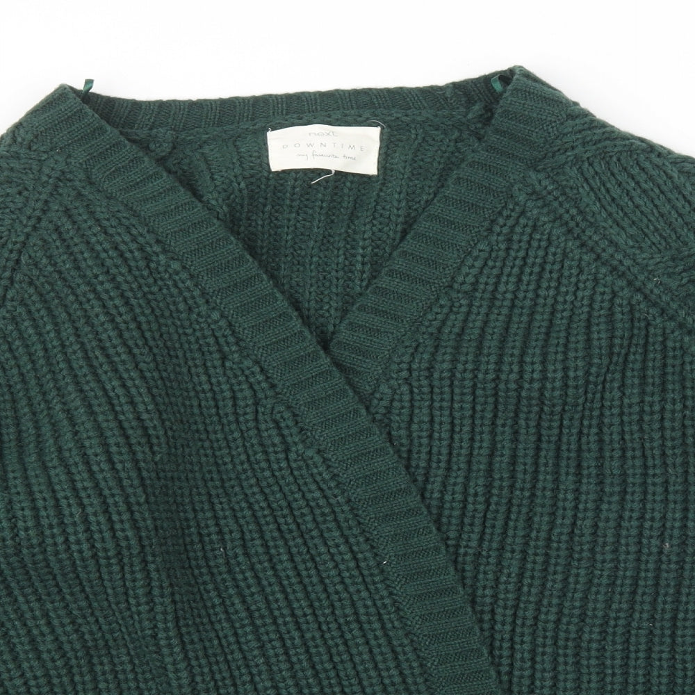 NEXT Womens Green  Knit Cardigan Jumper Size M