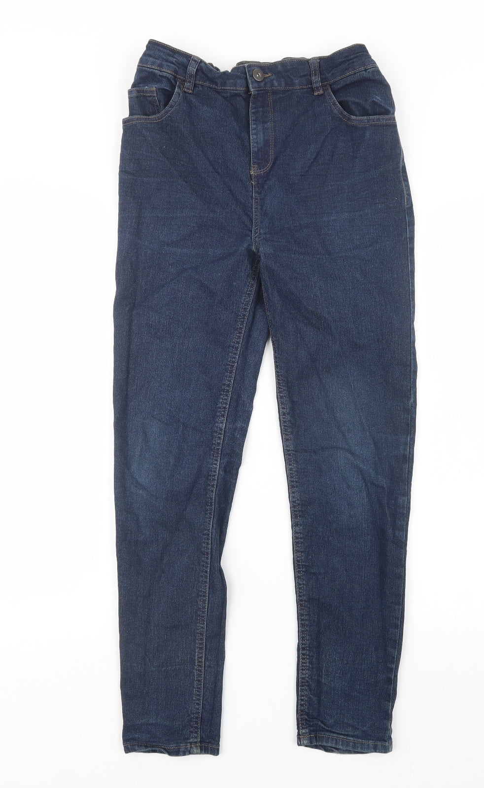 F&F Boys Blue  Denim Straight Jeans Size 13-14 Years