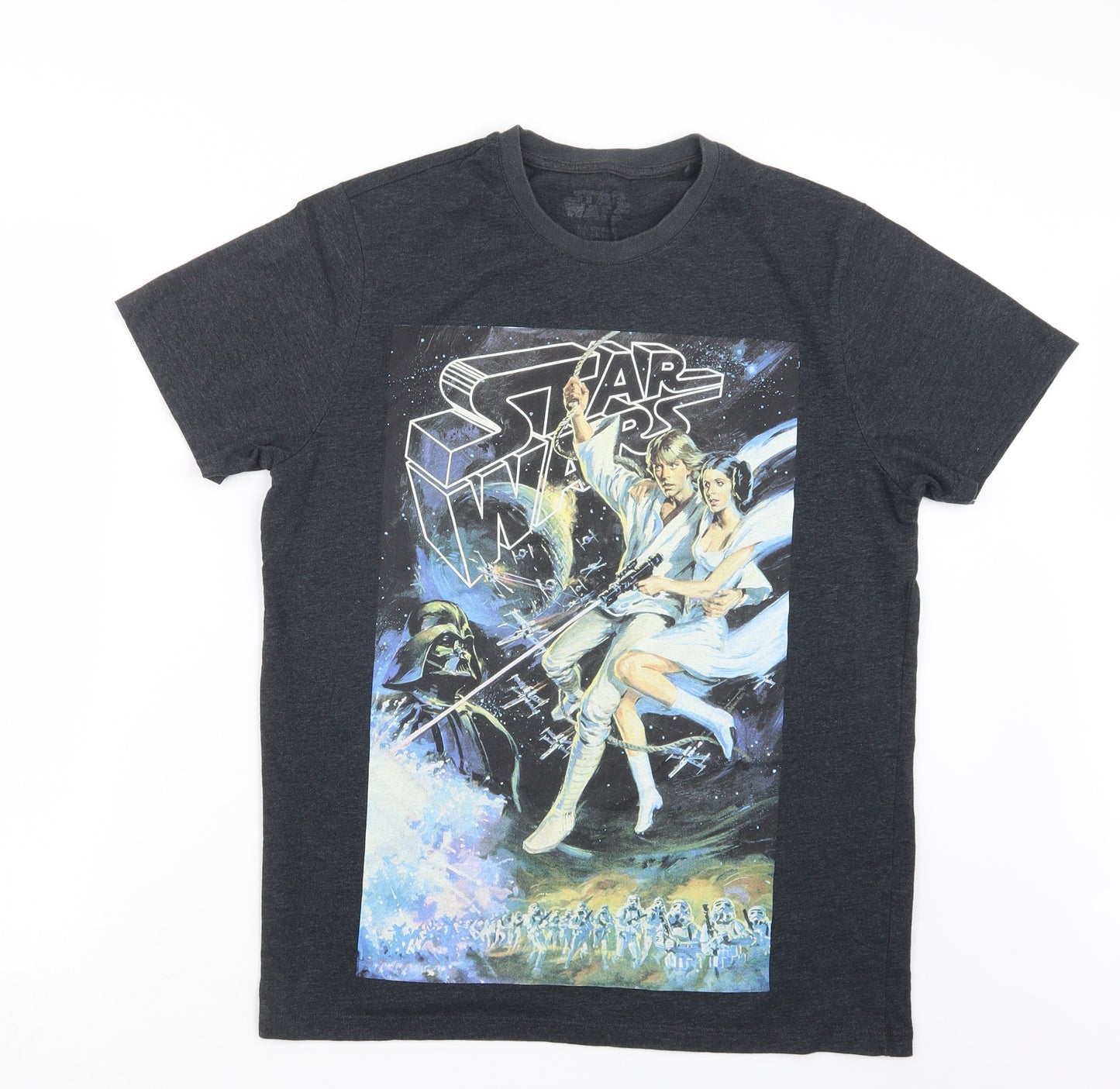 Matalan Mens Grey    T-Shirt Size L  - Star Wars