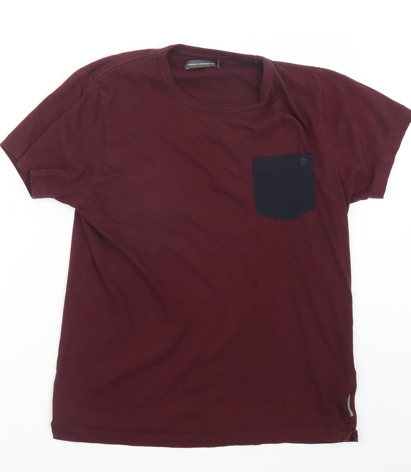 French Connection Mens Purple    T-Shirt Size M