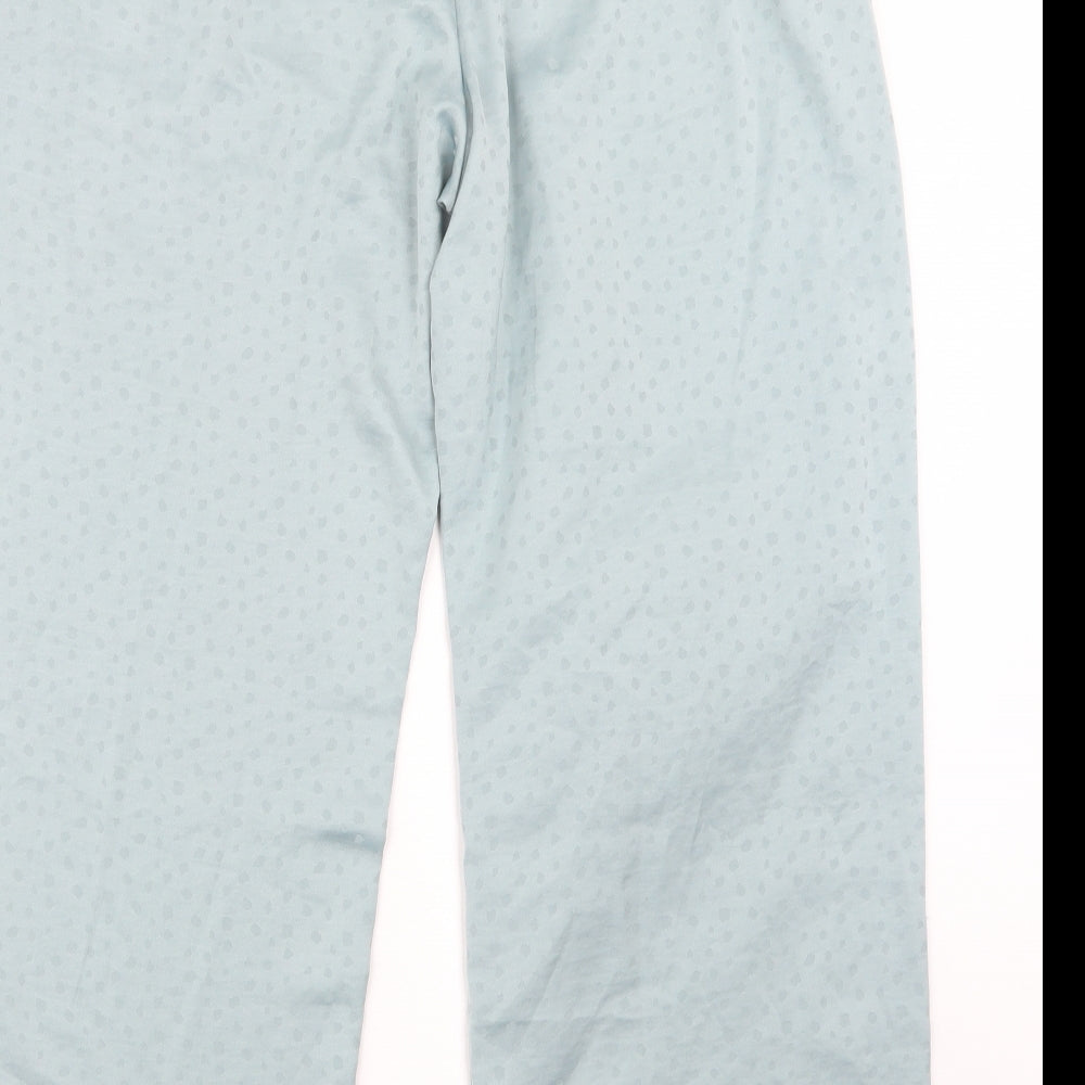 Marks and Spencer Womens Green Geometric  Capri Pyjama Set Size 16