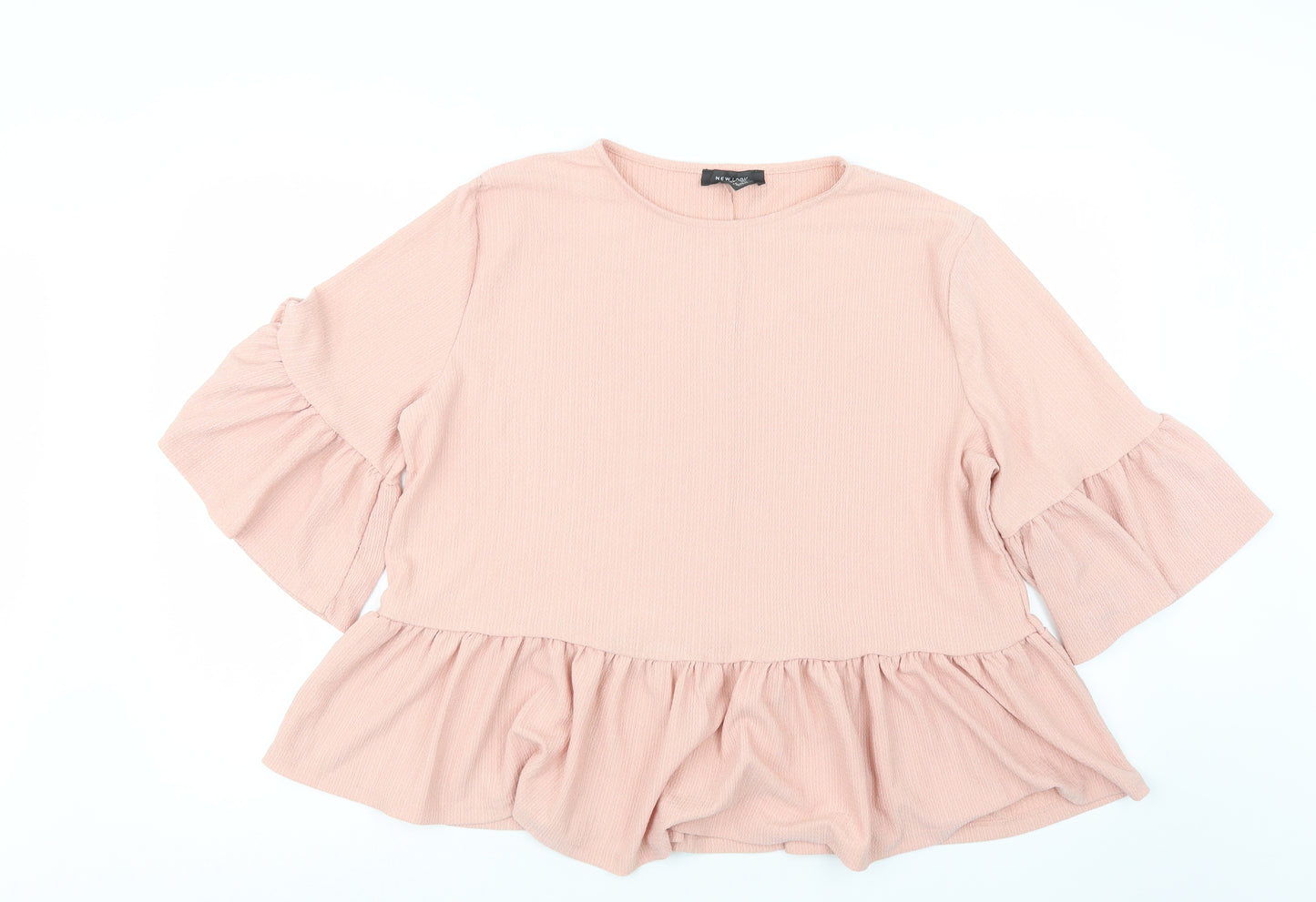 New Look Womens Pink   Basic Blouse Size 12
