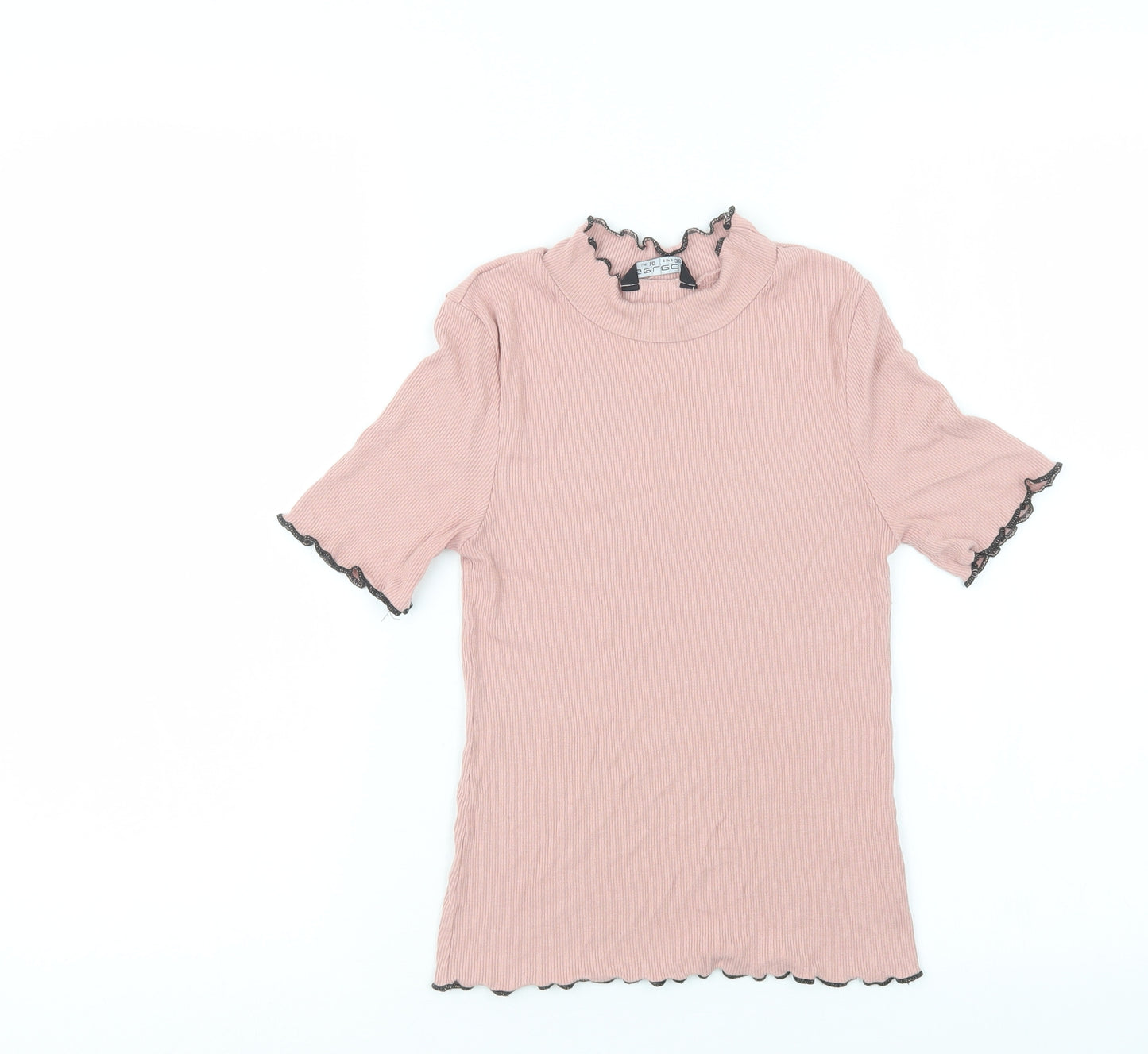 Select Womens Pink   Basic T-Shirt Size 10