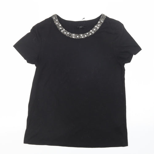 New Look Womens Black   Basic T-Shirt Size 10