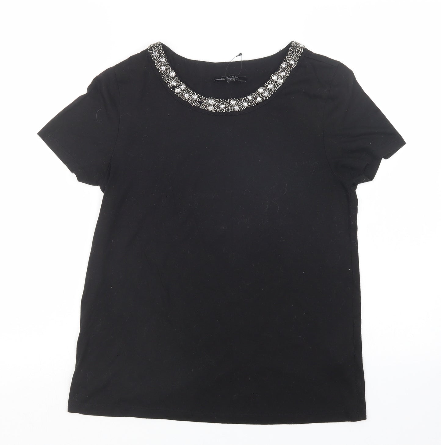 New Look Womens Black   Basic T-Shirt Size 10