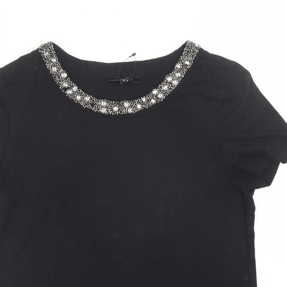 New Look Womens Black   Basic T-Shirt Size 10