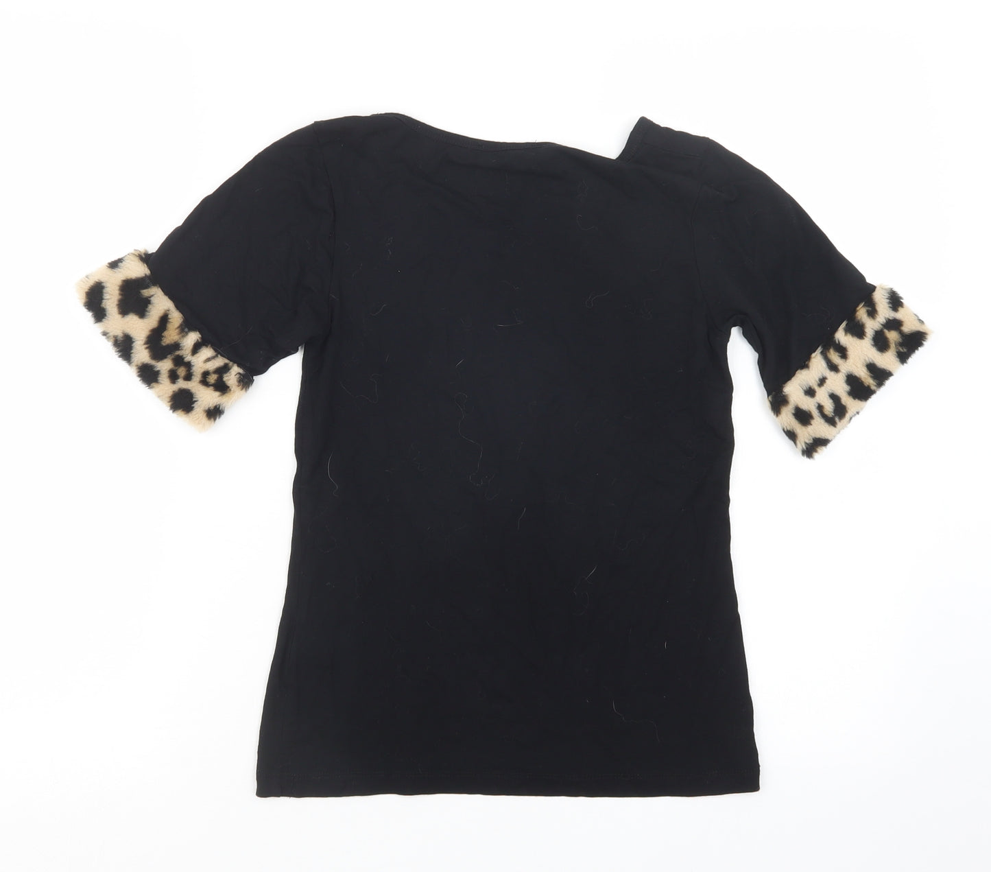 Select Womens Black   Basic T-Shirt Size 10