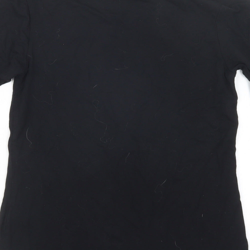Select Womens Black   Basic T-Shirt Size 10