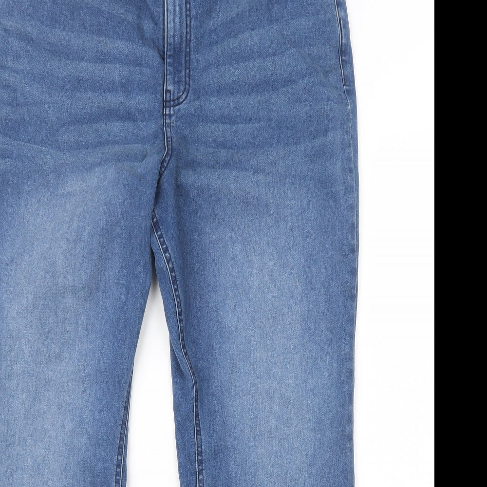 Simply Be Womens Blue  Denim Straight Jeans Size 20 L29 in