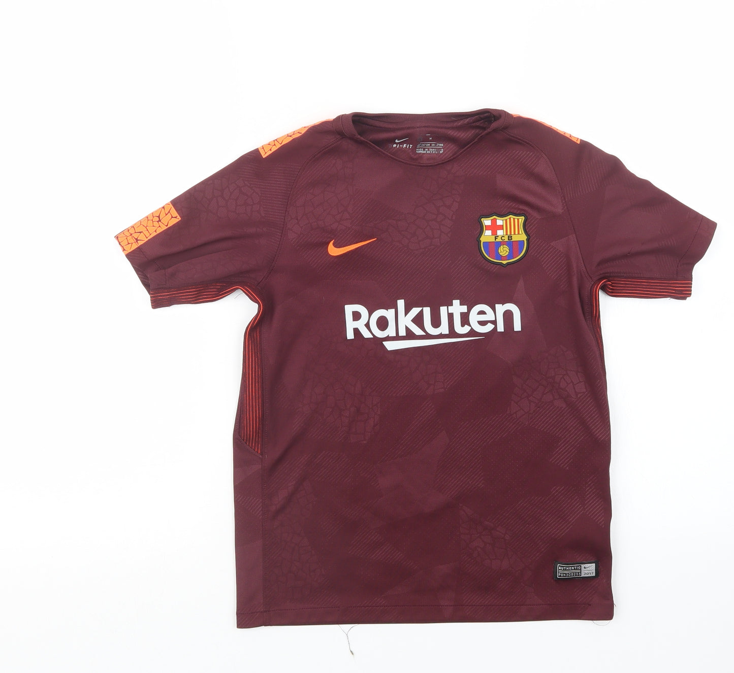 Nike Boys Purple   Basic T-Shirt Size 10-11 Years  - Barcelona FC