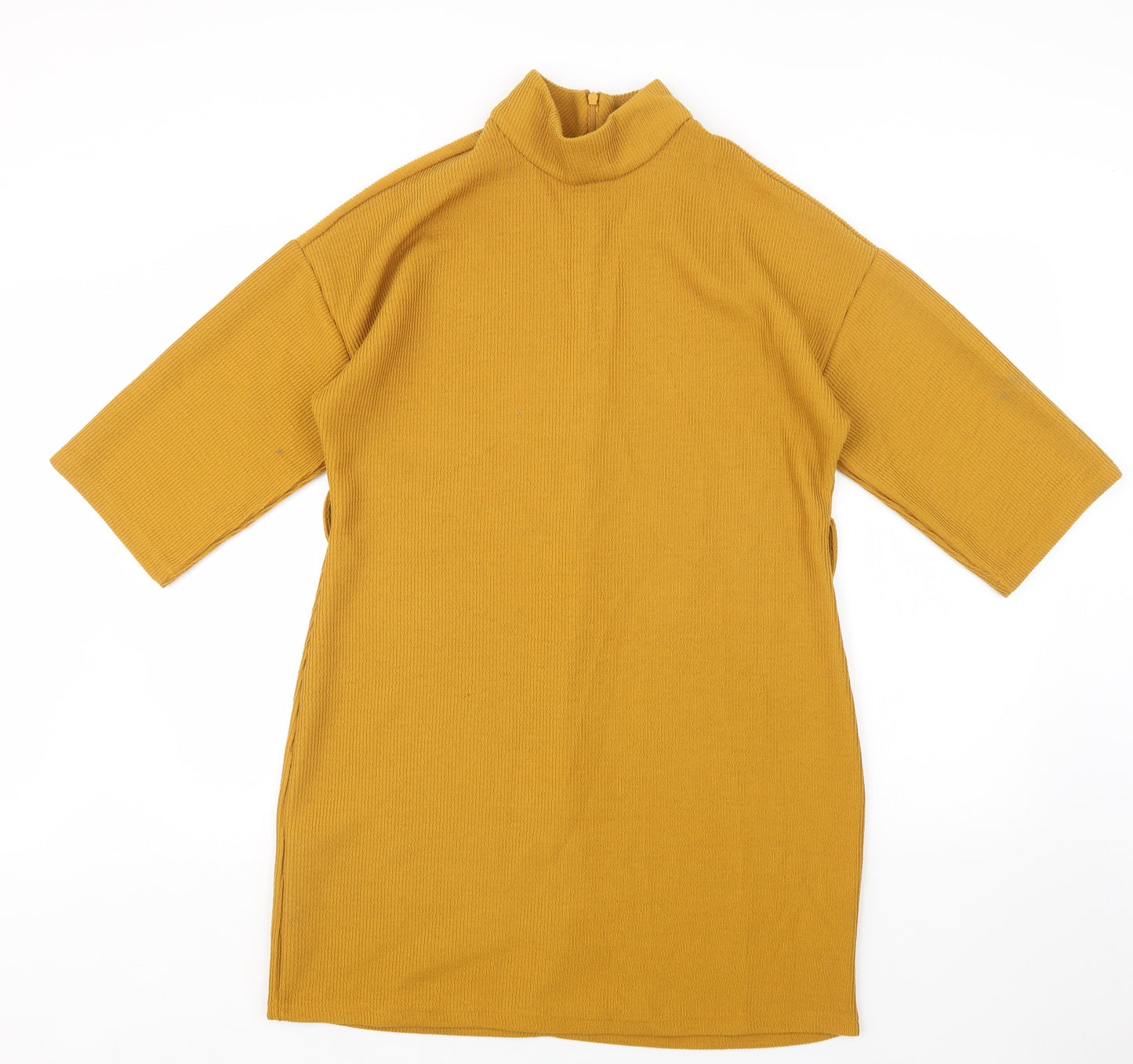 Primark Womens Yellow   Shirt Dress  Size 16