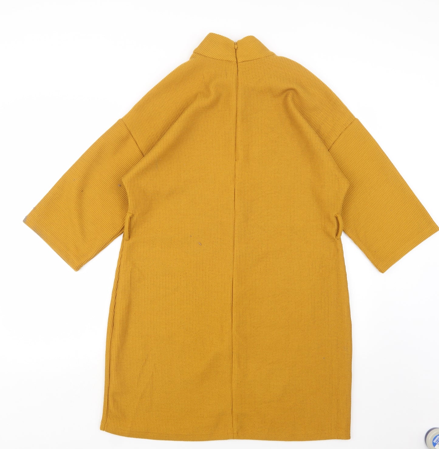 Primark Womens Yellow   Shirt Dress  Size 16